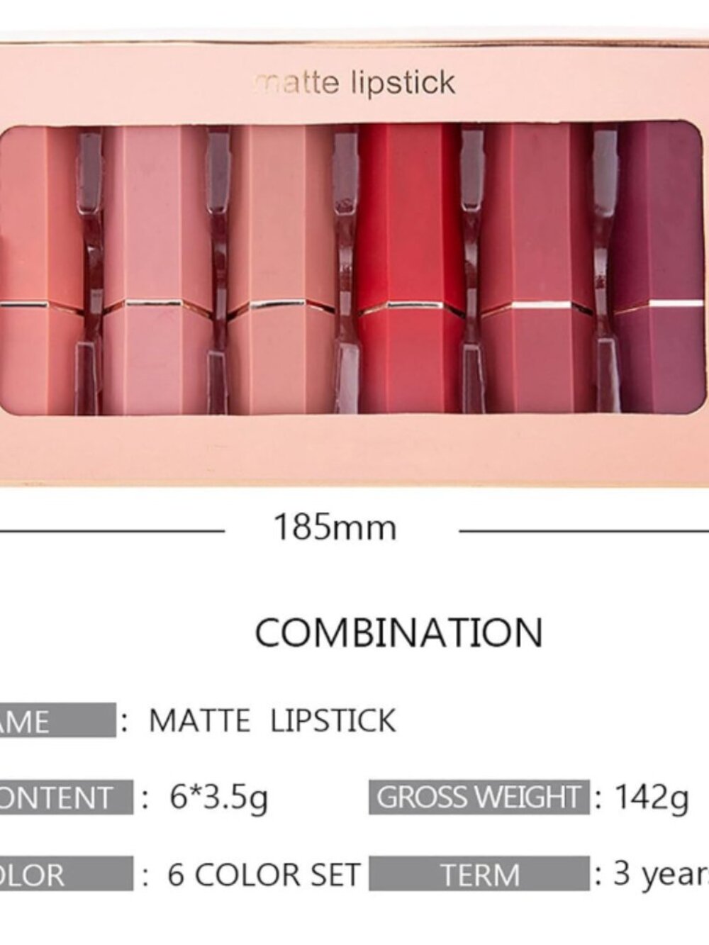 Vivid Veu Matte Lipstick Set of 6